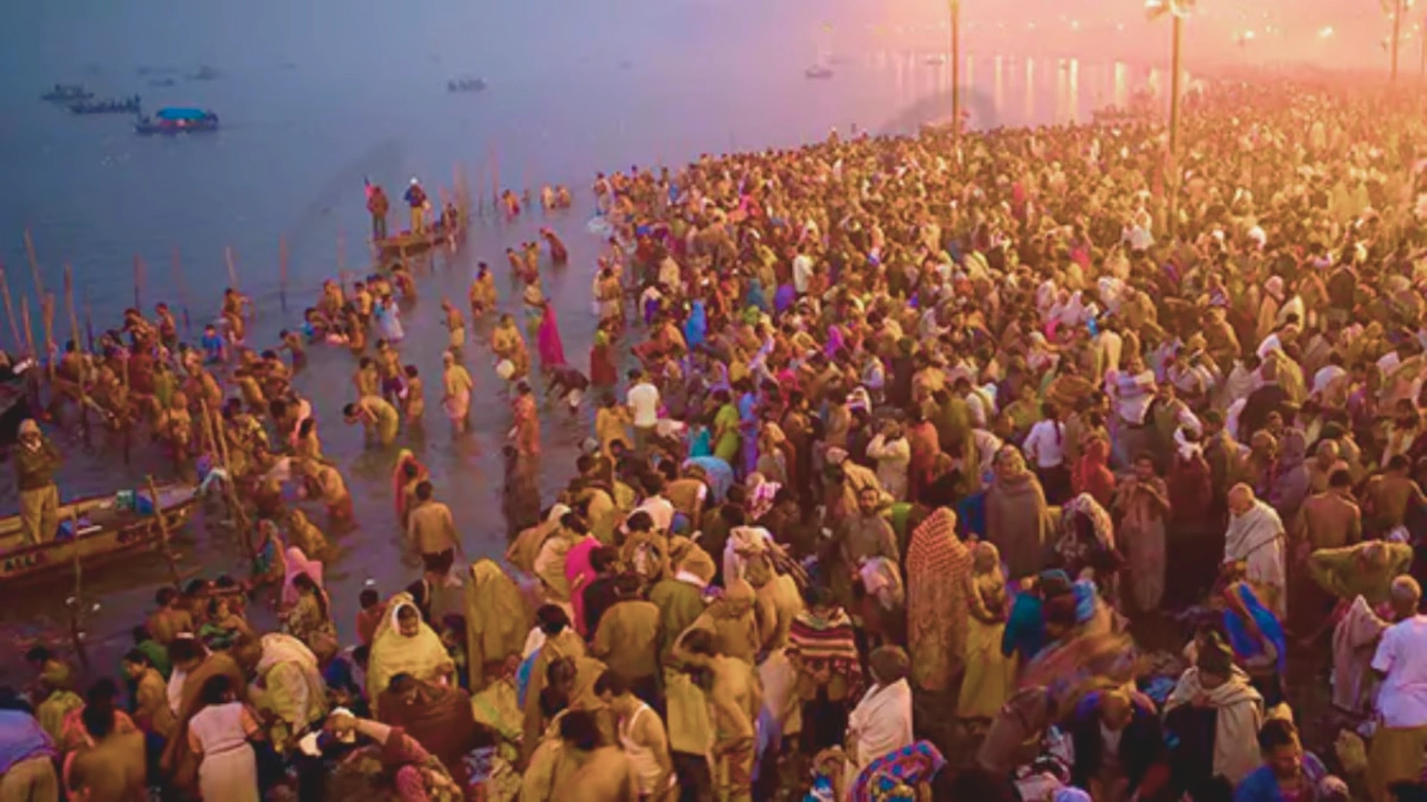 Millions of devotees from across the country coming to the Sangam and Mela areas to pay their devotion.